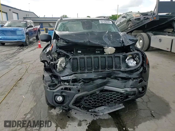 2019 Jeep Renegade Sport with VIN ZACNJBAB4KPK29516, listed as a Copart auction lot 55120225 with 115,727 mi miles and Salvage title. Bid and sale history available at DreamBid. Image 14.