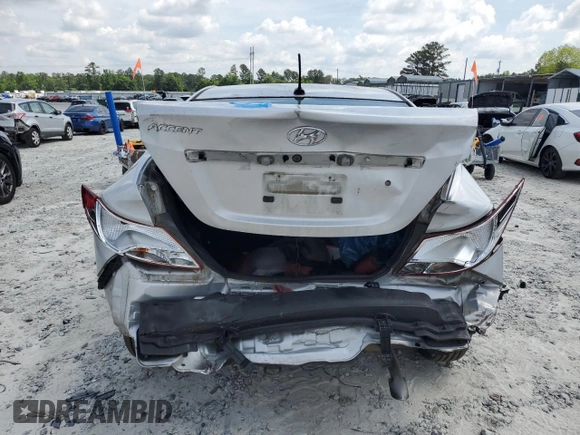 2015 Hyundai Accent GLS with VIN KMHCT4AE8FU907386, listed as a Copart auction lot 54400335 with 86,951 mi miles and Salvage Title. Bid and sale history available at DreamBid. Image 6.