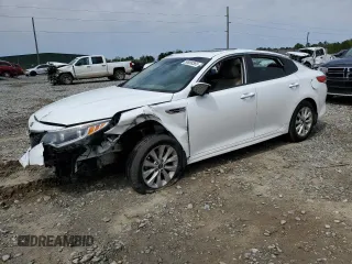 2016 Kia Optima EX z VIN 5XXGU4L34GG077981, wystawiony jako Copart lot #50008365 z przebiegiem 191 931 mil mil oraz Szkoda całkowita • Salvage title. Historia ofert i sprzedaży dostępna na DreamBid. Obrazek 1.