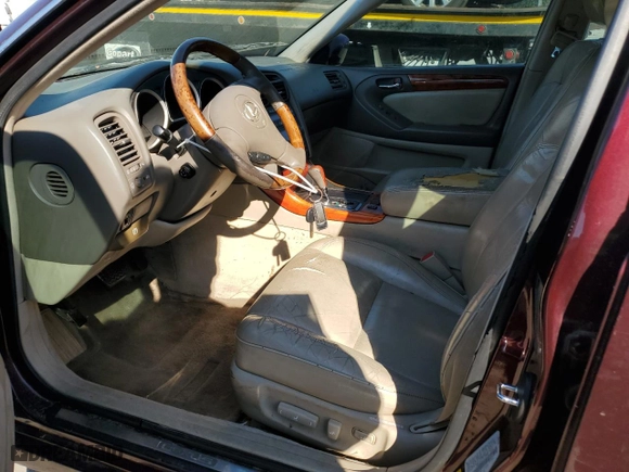 2001 Lexus GS 430 with VIN JT8BL69S310008245, listed as a Copart auction lot 76756304 with 257,051 mi miles and Salvage Title. Bid and sale history available at carsss.com. Image 7.