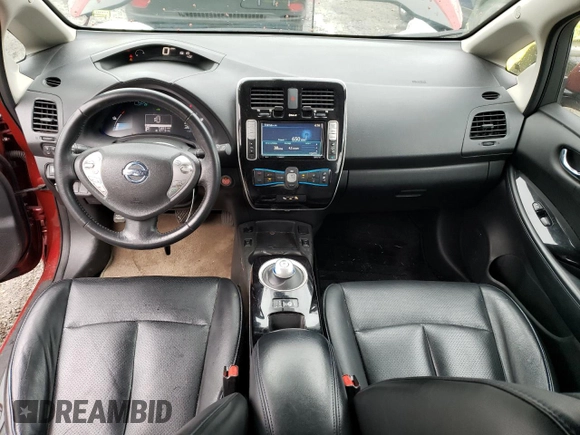 2015 Nissan LEAF SV with VIN 1N4AZ0CPXFC301245, listed as a Copart auction lot 45902623 with 75,831 mi miles. Bid and sale history available at carsss.com. Image 8.