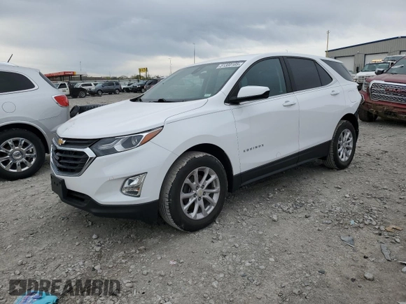 2021 Chevrolet Equinox LT with VIN 3GNAXKEV1ML353301, listed as a Copart auction lot 51380105 with 88,057 mi miles and Salvage Title. Bid and sale history available at DreamBid. Image 1.