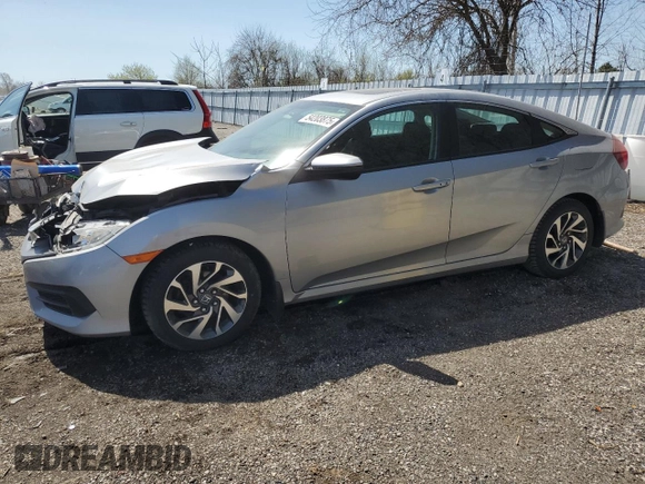 2016 Honda Civic EX with VIN 2HGFC2F79GH039243, listed as a Copart auction lot 54203875 with 121,039 mi miles and Clean Title. Bid and sale history available at DreamBid. Image 1.