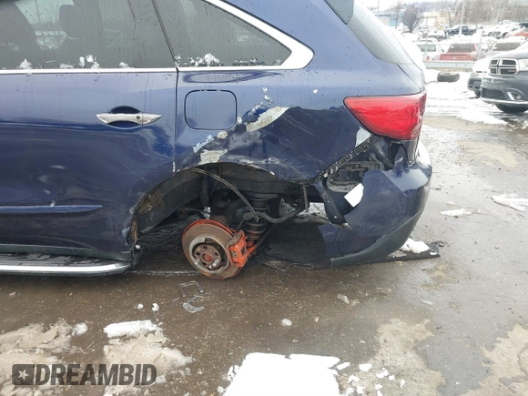2014 Acura MDX Tech Pkg with VIN 5FRYD4H44EB048825, listed as a IAAI auction lot 41547038 with 92,592 mi miles. Bid and sale history available at carsss.com. Image 6.