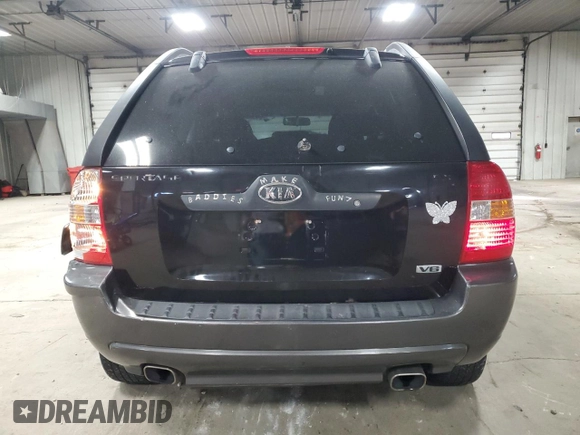 2005 Kia Sportage LX with VIN KNDJF723557033271, listed as a Copart auction lot 84699134 with 182,798 mi miles and Non Repairable. Bid and sale history available at carsss.com. Image 6.