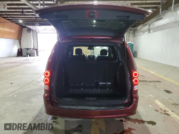 2018 Dodge Grand Caravan SE with VIN 2C4RDGBG4JR215192, listed as a Copart auction lot 45911655 with 75,239 mi miles and Salvage Title. Bid and sale history available at DreamBid. Image 6.