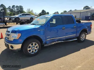 2013 Ford F-150 XL with VIN 1FTFW1CT5DKF36604, listed as a Copart auction lot 50443155 with 179,809 mi miles and Salvage Title. Bid and sale history available at carsss.com. Image 1.