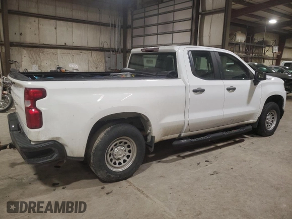 2021 Chevrolet Silverado 1500 Work Truck with VIN 1GCRYAEF2MZ107829, listed as a Copart auction lot 47402655 with 99,645 mi miles and Clean Title. Bid and sale history available at DreamBid. Image 3.
