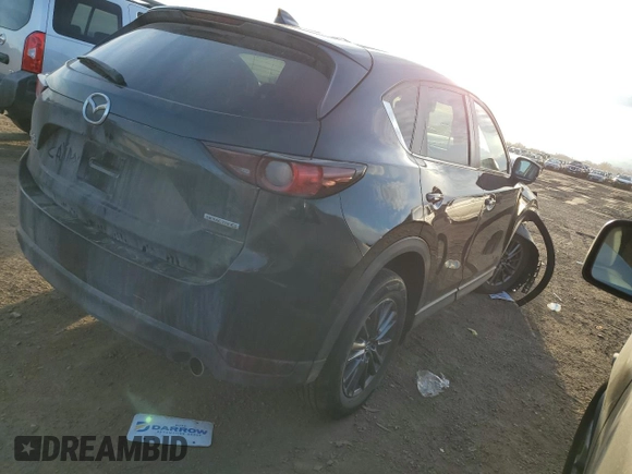 2020 Mazda CX-5 Touring with VIN JM3KFBCM1L0744204, listed as a Copart auction lot 47811775 with 0 mi miles and Salvage Title. Bid and sale history available at carsss.com. Image 3.