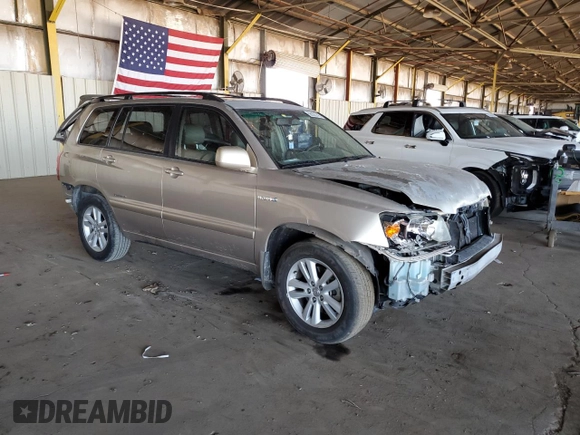 2007 Toyota Highlander w/3rd Row z VIN JTEDW21A570023346, wystawiony jako Copart lot #56323745 z przebiegiem 251 862 mil mil oraz Szkoda całkowita • Salvage title. Historia ofert i sprzedaży dostępna na DreamBid. Obrazek 4.