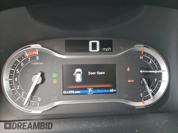 2017 Honda Pilot Touring with VIN 5FNYF6H91HB080607, listed as a Copart auction lot 49119715 with 61,490 mi miles and Salvage Title. Bid and sale history available at carsss.com. Image 9.