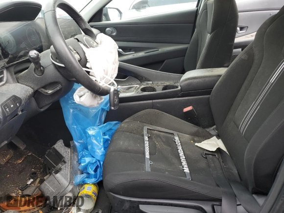 2023 Hyundai Elantra SEL with VIN KMHLS4AG2PU573703, listed as a Copart auction lot 49816645 with 40,432 mi miles and Salvage title. Bid and sale history available at DreamBid. Image 7.
