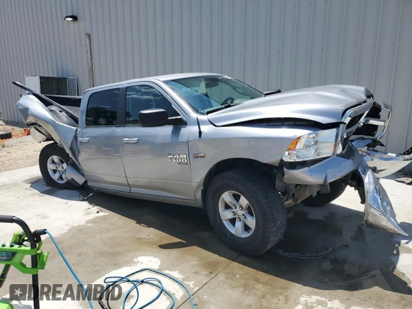 2019 Ram 1500 Big Horn with VIN 1C6RR7TT6KS714855, listed as a Copart auction lot 56147635 with 104,312 mi miles and Non repairable. Bid and sale history available at DreamBid. Image 4.