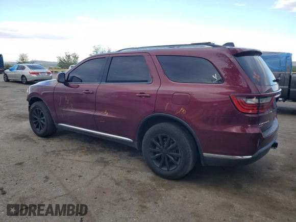 2017 Dodge Durango SXT with VIN 1C4RDJAG4HC839477, listed as a Copart auction lot 56588895 with 160,674 mi miles and Salvage title. Bid and sale history available at DreamBid. Image 2.