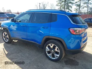 2020 Jeep Compass Limited with VIN 3C4NJDCB3LT127100, listed as a IAAI auction lot 41767535 with 114,114 mi miles. Bid and sale history available at carsss.com. Image 3.