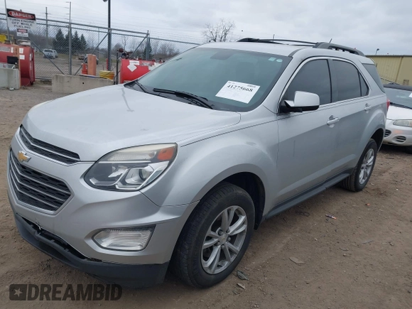 2016 Chevrolet Equinox LT with VIN 2GNALCEK9G6144730, listed as a IAAI auction lot 41275668 with 150,318 mi miles and . Bid and sale history available at DreamBid. Image 18.