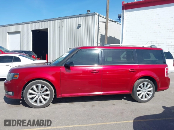 2013 Ford Flex SEL with VIN 2FMHK6C82DBD30465, listed as a IAAI auction lot 41667555 with 159,588 mi miles. Bid and sale history available at carsss.com. Image 14.