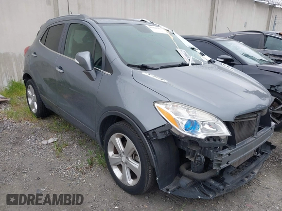 2015 Buick Encore with VIN KL4CJASB3FB168155, listed as a IAAI auction lot 41861563 with 57,574 mi miles. Bid and sale history available at carsss.com. Image 1.