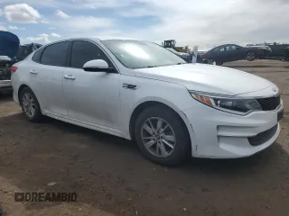 2018 Kia Optima LX with VIN 5XXGT4L35JG230717, listed as a Copart auction lot 47871735 with 89,576 mi miles and Salvage Title. Bid and sale history available at carsss.com. Image 4.