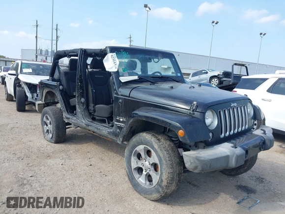 2016 Jeep Wrangler Unlimited Sahara with VIN 1C4BJWEG8GL333876, listed as a IAAI auction lot 42314351 with 163,889 mi miles and . Bid and sale history available at DreamBid. Image 1.