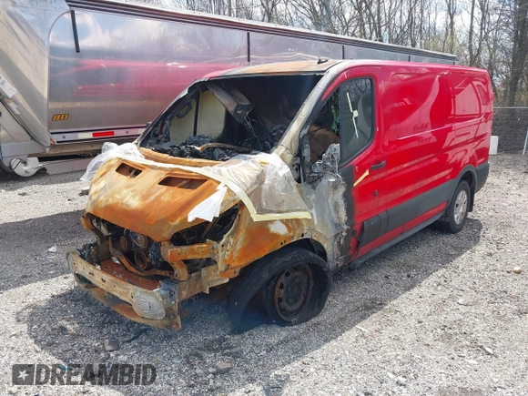 2023 Ford Transit Cargo with VIN 1FTYE1Y80PKB99313, listed as a IAAI auction lot 41799937 with Not Provided miles. Bid and sale history available at carsss.com. Image 6.