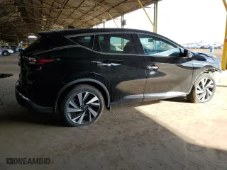 2023 Nissan Murano SL with VIN 5N1AZ2CS8PC120829, listed as a Copart auction lot 43039755 with 22,492 mi miles and Salvage Title. Bid and sale history available at carsss.com. Image 3.