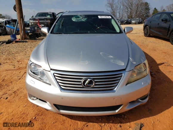 2010 Lexus LS 460 L with VIN JTHDL5EF2A5001768, listed as a Copart auction lot 42114215 with NaN miles and Salvage Title. Bid and sale history available at carsss.com. Image 5.