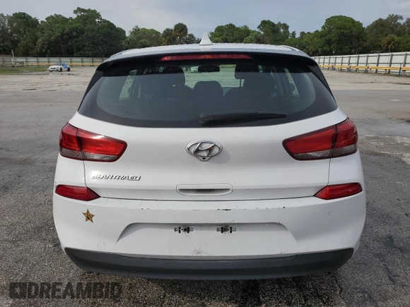 2018 Hyundai Elantra GT with VIN KMHH35LE6JU066203, listed as a Copart auction lot 73211344 with 57,361 mi miles and Salvage Title. Bid and sale history available at carsss.com. Image 6.
