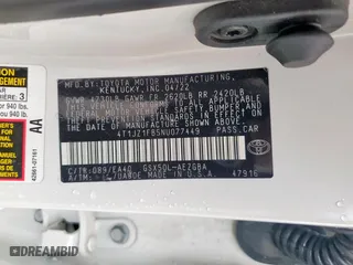 2022 Toyota Avalon XLE with VIN 4T1JZ1FB5NU077449, listed as a Copart auction lot 53559685 with 38,969 mi miles and Salvage Title. Bid and sale history available at carsss.com. Image 12.