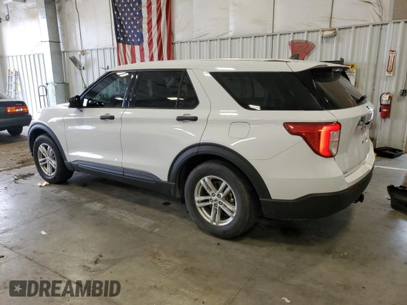 2022 Ford Explorer with VIN 1FMSK7BH8NGA18125, listed as a Copart auction lot 52242975 with 35,127 mi miles and Salvage title. Bid and sale history available at DreamBid. Image 2.