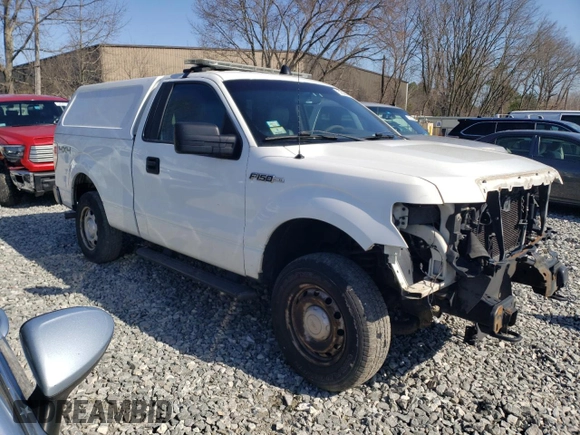 2013 Ford F-150 XL with VIN 1FTMF1EM7DKE99584, listed as a Copart auction lot 52521475 with 104,424 mi miles and Clean Title. Bid and sale history available at carsss.com. Image 4.