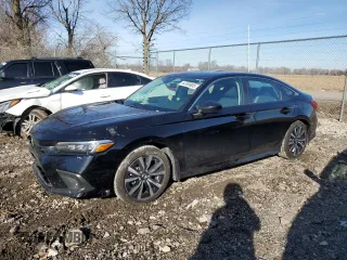 2024 Honda Civic Sedan EX with VIN 2HGFE1F71RH339253, listed as a Copart auction lot 44169905 with 26,750 mi miles and Salvage Title. Bid and sale history available at carsss.com. Image 1.