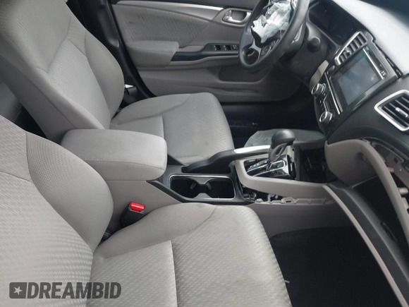 2015 Honda Civic Sedan EX with VIN 19XFB2F84FE020443, listed as a IAAI auction lot 42030422 with Not Provided miles. Bid and sale history available at carsss.com. Image 5.