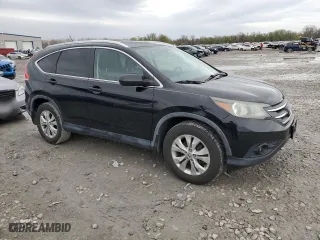 2013 Honda CR-V EX-L with VIN 2HKRM4H74DH626387, listed as a Copart auction lot 51237335 with 102,818 mi miles and Salvage Title. Bid and sale history available at carsss.com. Image 4.