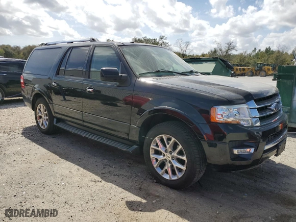 2016 Ford Expedition EL Limited with VIN 1FMJK1KT5GEF20568, listed as a Copart auction lot 48924485 with NaN miles and Salvage Title. Bid and sale history available at carsss.com. Image 4.