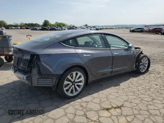 2020 Tesla Model 3 Long Range with VIN 5YJ3E1EB5LF589907, listed as a Copart auction lot 54778655 with 45,194 mi miles and Salvage Title. Bid and sale history available at DreamBid. Image 3.