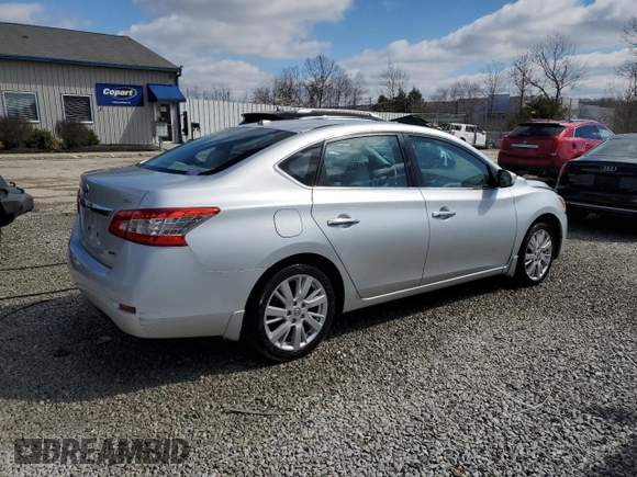2013 Nissan Sentra SL with VIN 3N1AB7APXDL686062, listed as a Copart auction lot 48034515 with 108,578 mi miles and Non Repairable. Bid and sale history available at DreamBid. Image 3.