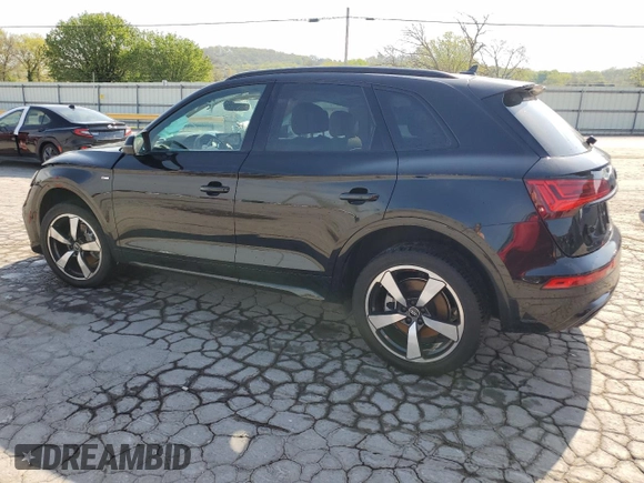 2022 Audi Q5 S line Premium Plus with VIN WA1EAAFY8N2054528, listed as a Copart auction lot 53096145 with 47,887 mi miles and Salvage Title. Bid and sale history available at DreamBid. Image 2.