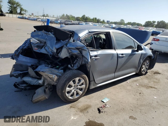 2022 Toyota Corolla LE with VIN JTDEPMAE9N3008932, listed as a Copart auction lot 52783295 with 51,313 mi miles and Non Repairable. Bid and sale history available at DreamBid. Image 3.
