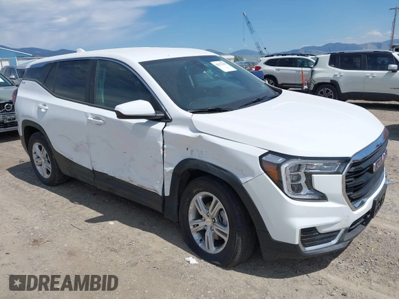 2024 GMC Terrain SLE z VIN 3GKALTEG8RL371883, wystawiony jako IAAI lot #42527163 z przebiegiem 31 053 mil mil oraz . Historia ofert i sprzedaży dostępna na DreamBid. Obrazek 1.