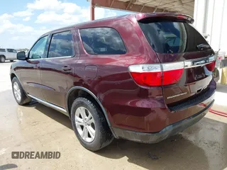 2012 Dodge Durango SXT with VIN 1C4RDHAG6CC301302, listed as a IAAI auction lot 42594428 with 134,495 mi miles and . Bid and sale history available at DreamBid. Image 3.