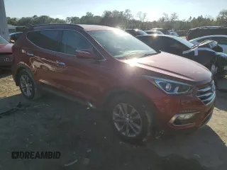 2017 Hyundai Santa Fe Sport 2.0T with VIN 5XYZU4LA9HG425911, listed as a Copart auction lot 46629355 with 127,546 mi miles and Clean Title. Bid and sale history available at carsss.com. Image 4.