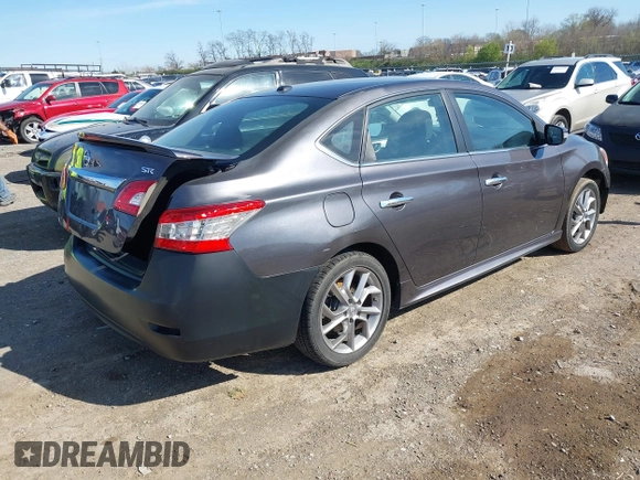 2015 Nissan Sentra SR with VIN 3N1AB7AP0FY353620, listed as a IAAI auction lot 41877838 with 106,757 mi miles and . Bid and sale history available at DreamBid. Image 4.