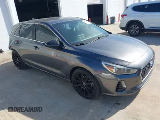 2019 Hyundai Elantra GT with VIN KMHH35LE7KU090138, listed as a IAAI auction lot 41882979 with 122,596 mi miles. Bid and sale history available at carsss.com. Image 1.
