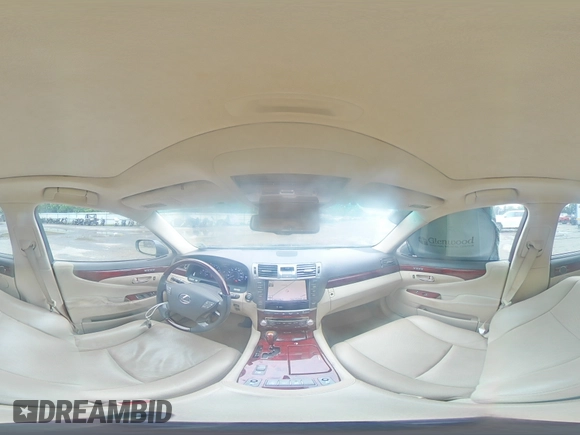2012 Lexus LS 460 L with VIN JTHGL5EF1C5045907, listed as a Copart auction lot 54168465 with 55,688 mi miles and Salvage title. Bid and sale history available at DreamBid. Image 14.