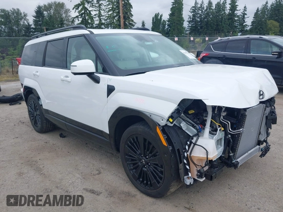 2025 Hyundai Santa Fe Calligraphy with VIN 5NMP5DG12SH017276, listed as a IAAI auction lot 42490129 with 2,089 mi miles and . Bid and sale history available at DreamBid. Image 1.