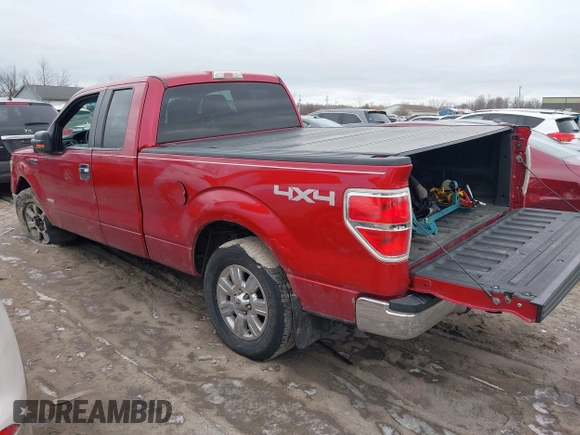 2011 Ford F-150 XL with VIN 1FTFX1ET4BKD64038, listed as a IAAI auction lot 41502320 with 174,635 mi miles. Bid and sale history available at carsss.com. Image 3.