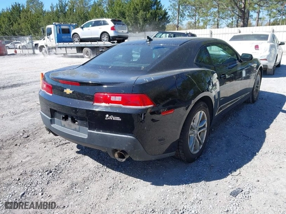 2015 Chevrolet Camaro LS with VIN 2G1FA1E30F9268702, listed as a IAAI auction lot 41820767 with 115246 miles. Bid and sale history available at carsss.com. Image 4.