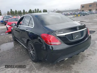 2015 Mercedes-Benz C-Class C 300 Luxury with VIN 55SWF4KB0FU061257, listed as a IAAI auction lot 41573625 with 87,736 mi miles. Bid and sale history available at carsss.com. Image 3.