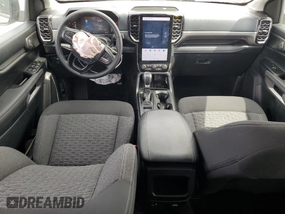 2024 Ford Ranger XLT with VIN 1FTER4GHXRLE40317, listed as a Copart auction lot 58532625 with 6,943 mi miles and Salvage title. Bid and sale history available at DreamBid. Image 8.